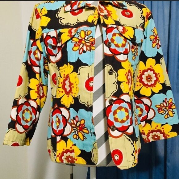 Gaudy Couture light weight Denim Jacket - Picture 2 of 5